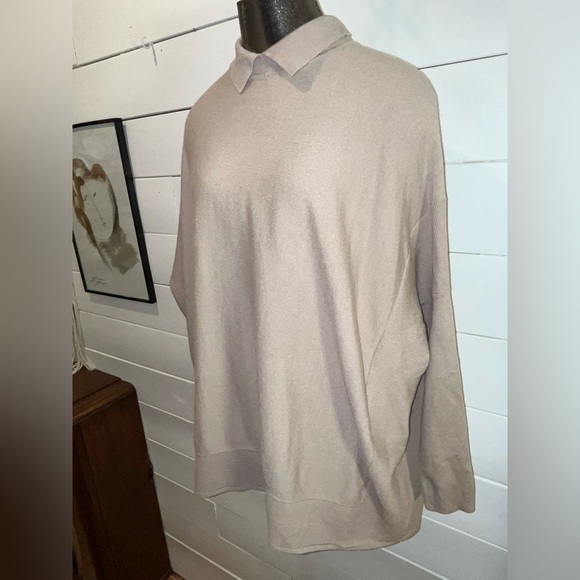 📍UCHUU Oversized Knit Sweater - Taupe (Size S/M) - Picture 12 of 14